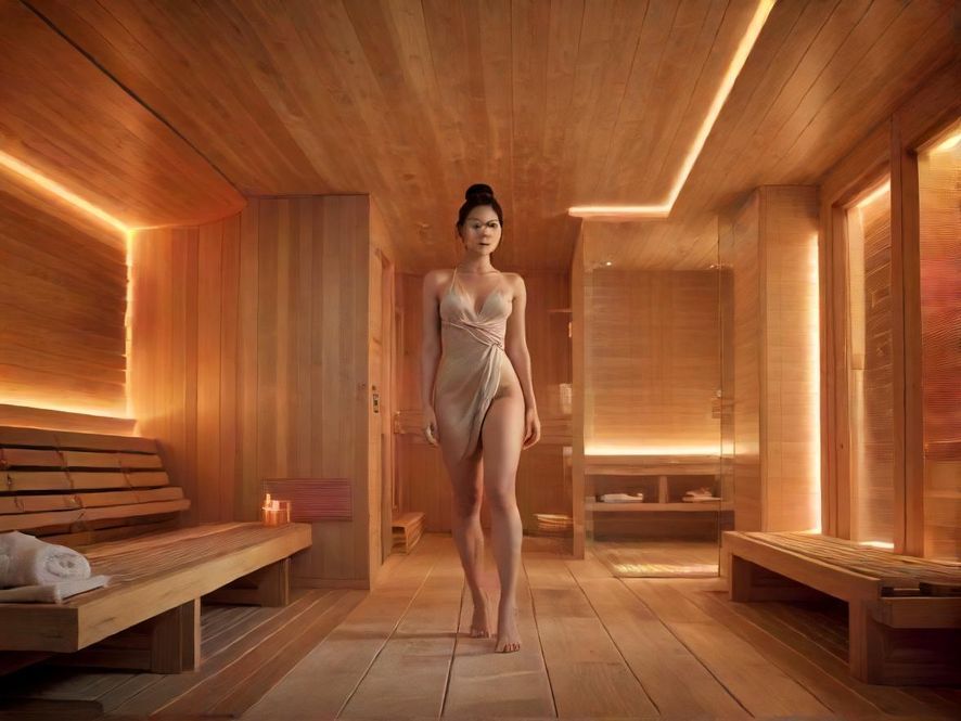 奢华桑拿休息区