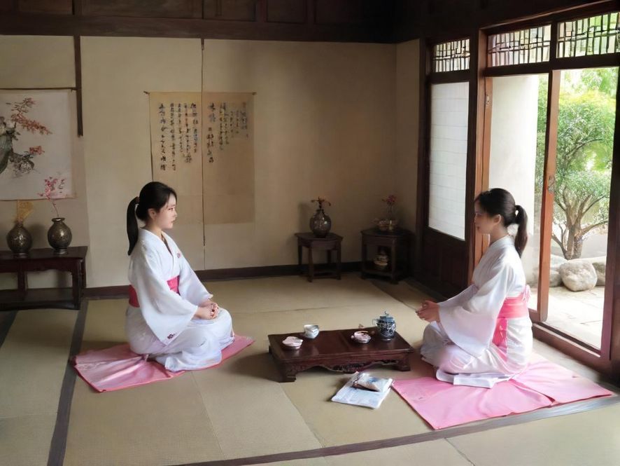 深圳老师花社区的优雅品茶环境