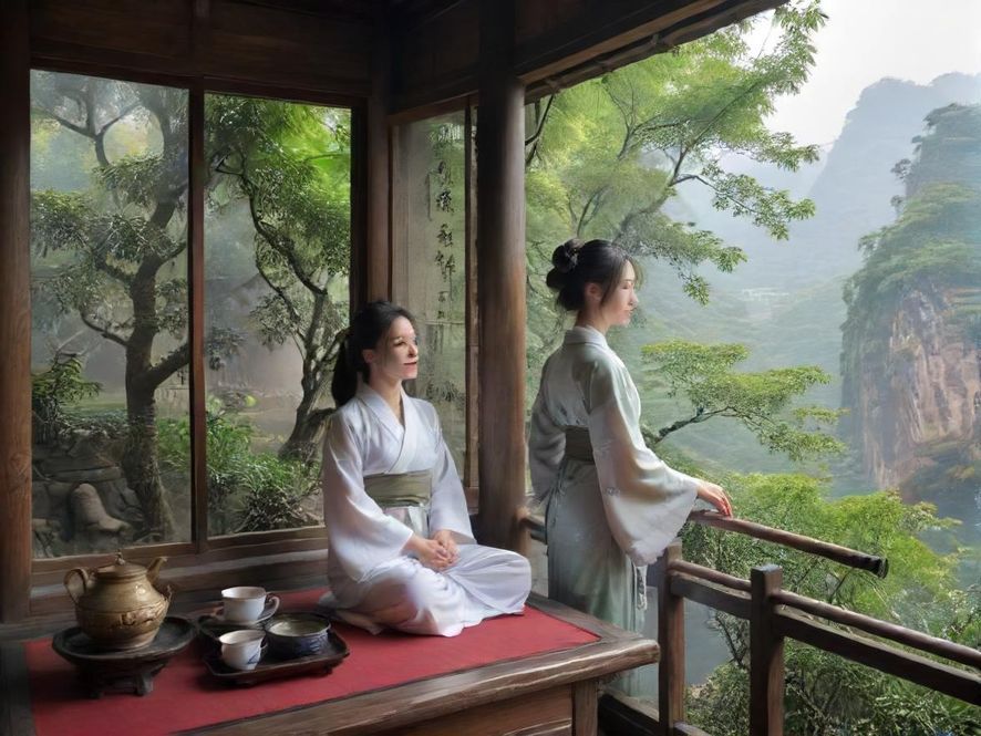 深圳罗湖区茶社内部环境