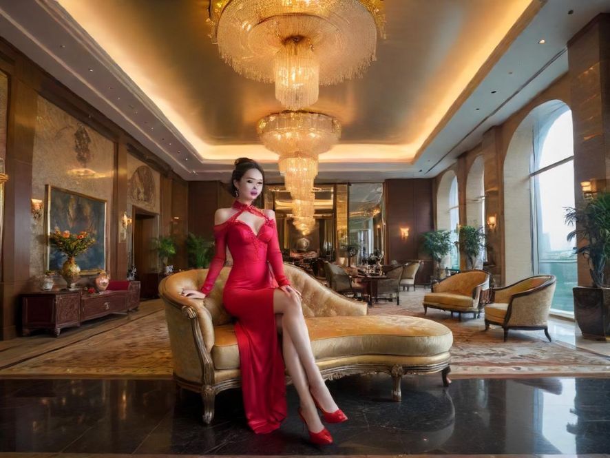 深圳皇家国际水会宽敞明亮的大堂