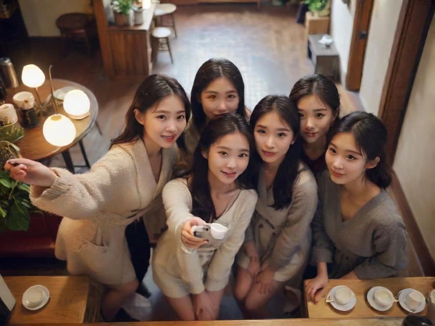 朋友聚会桌游娱乐场景