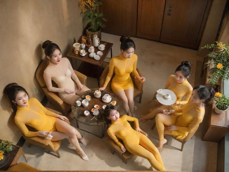 深圳悦来香品茶茶室一角，唯美氛围令人心动