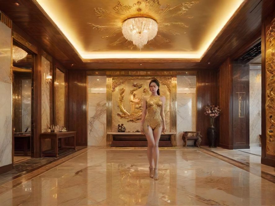 豪华桑拿会所大厅