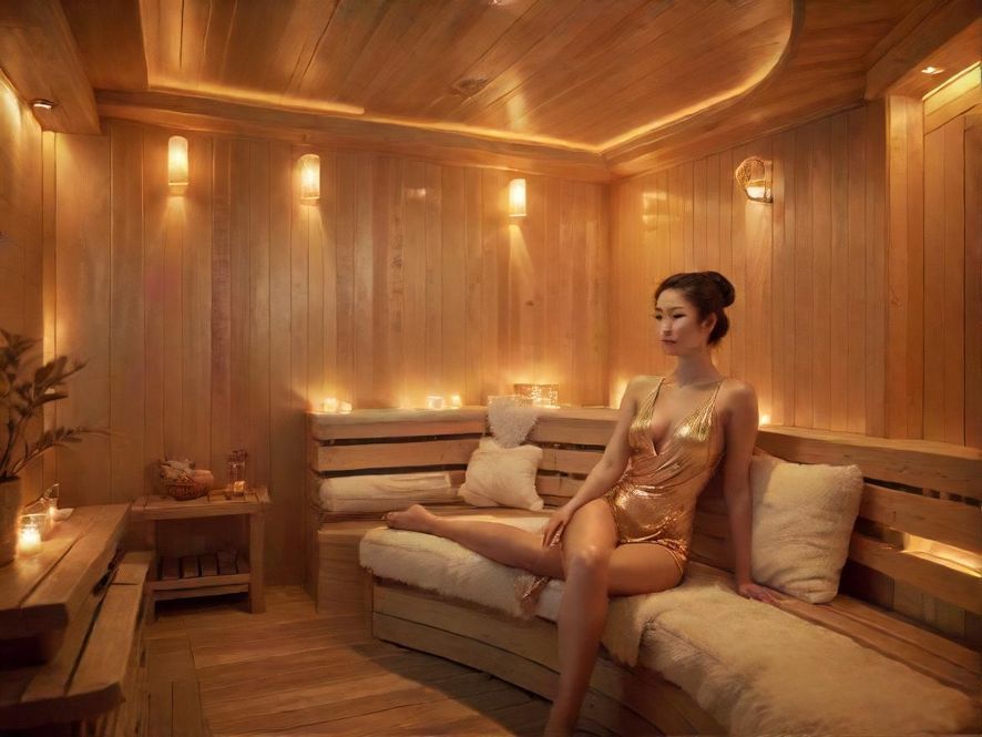 番禺桑拿会所休息区