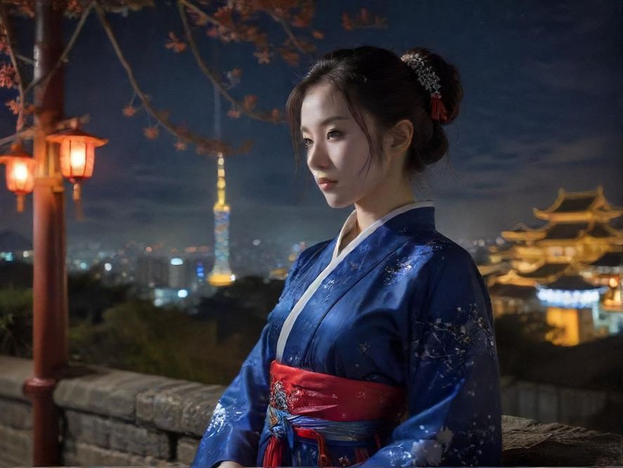 深圳夜色下的休闲生活