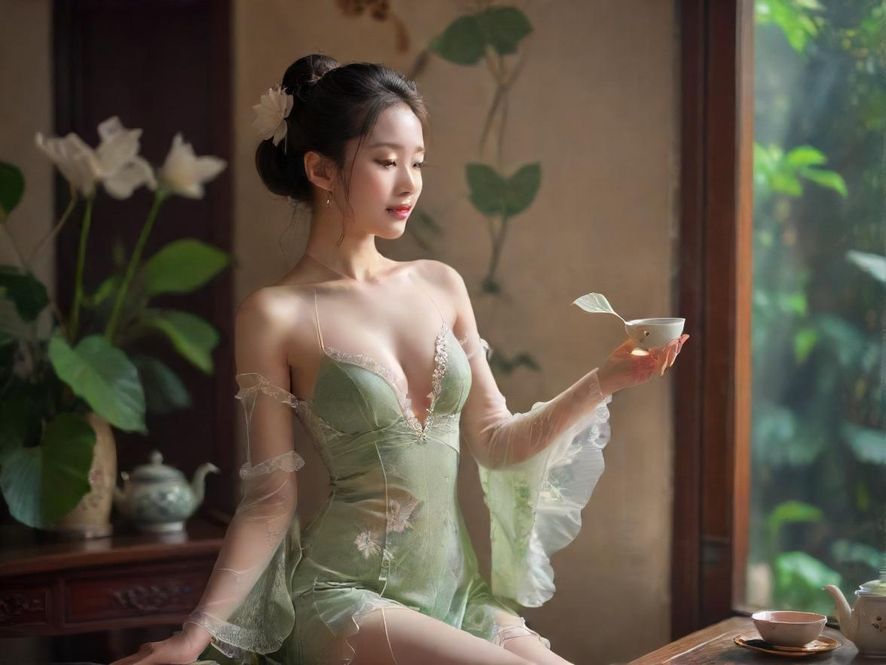 广州高端喝茶工作室茶艺表演瞬间