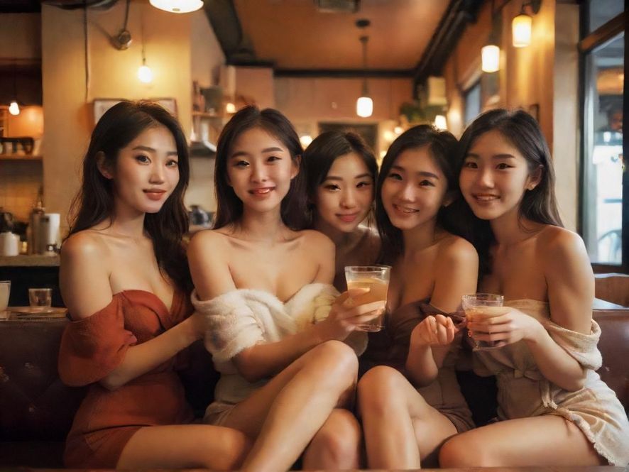 两位年轻人在温馨的咖啡馆里轻松交谈,享受下午茶时光