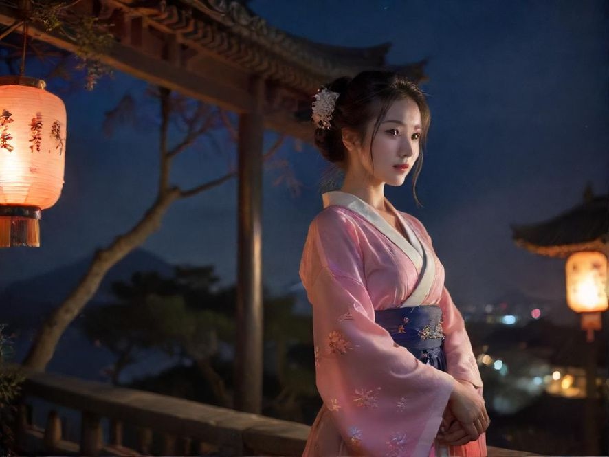 桑拿会所夜景外观展示