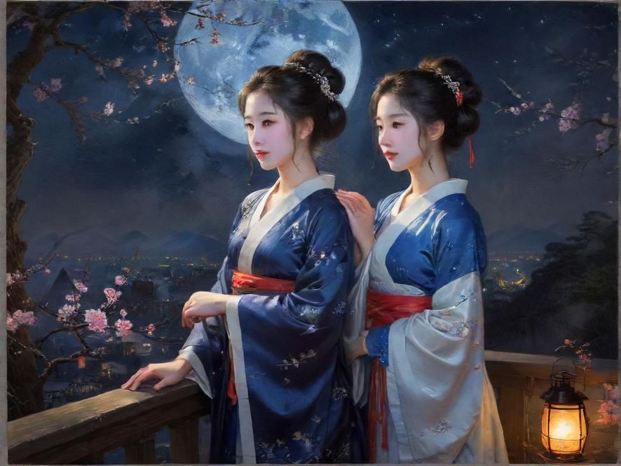 天河夜场会所夜景氛围图