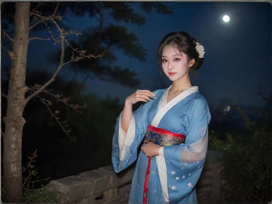 广州夜生活街头景象