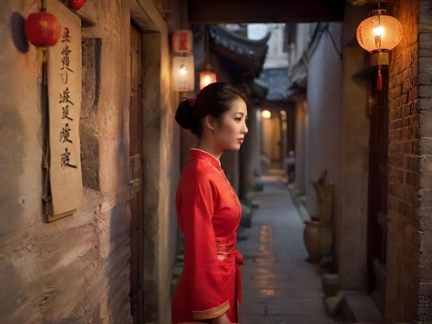 佛山巷子里的一家按摩店