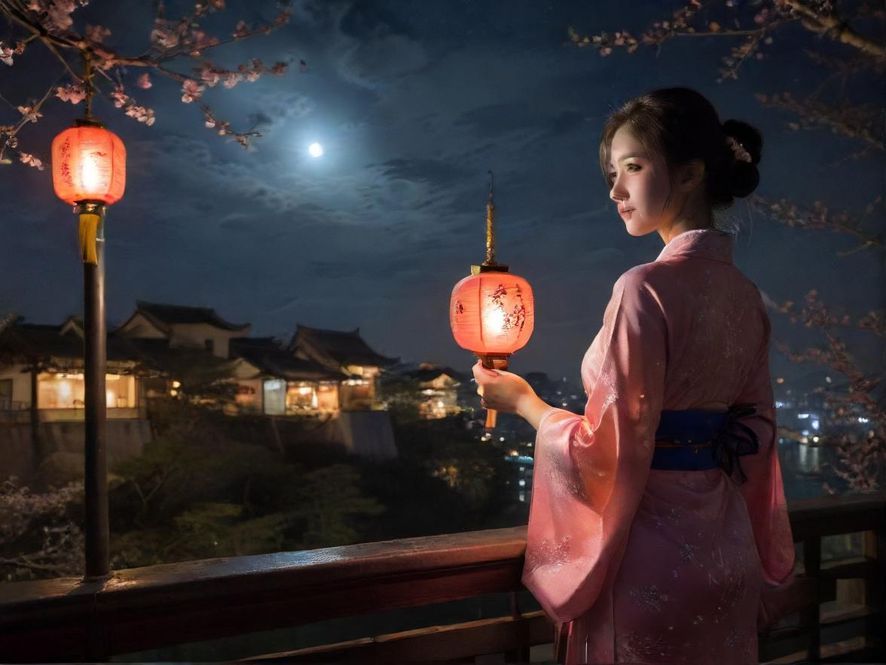 都市夜色中的桑拿会所入口