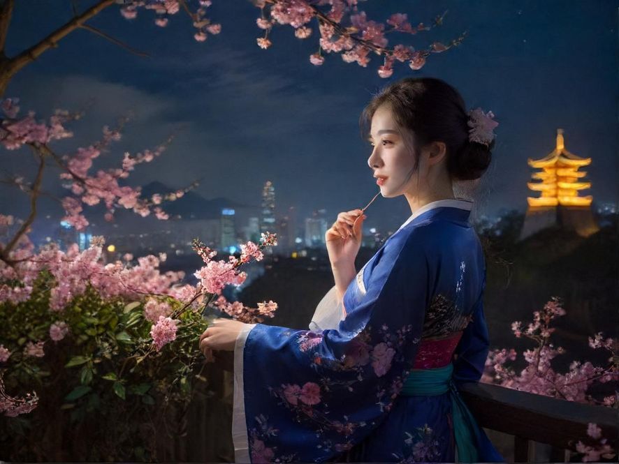 花舍区一家高端会所的夜间入口，灯光柔和，环境私密。