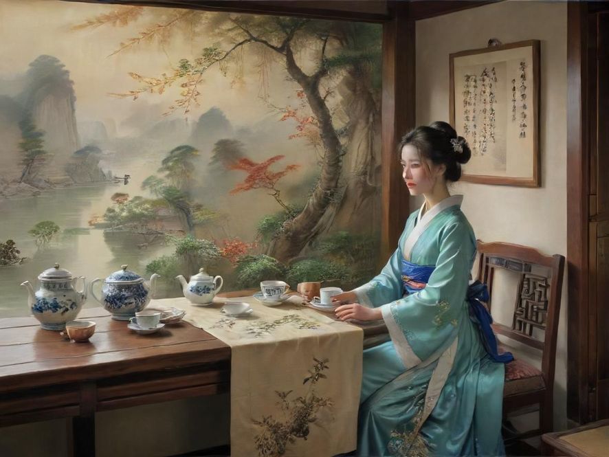 广州高端喝茶工作室内部环境展示