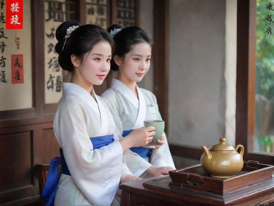 复古茶社雅致环境