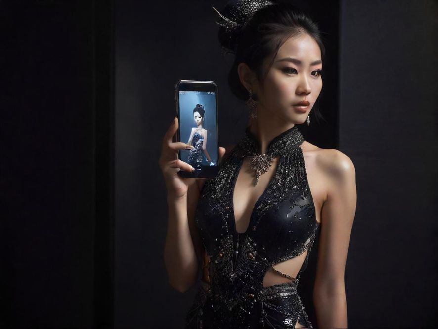 在夜色中浏览手机论坛信息