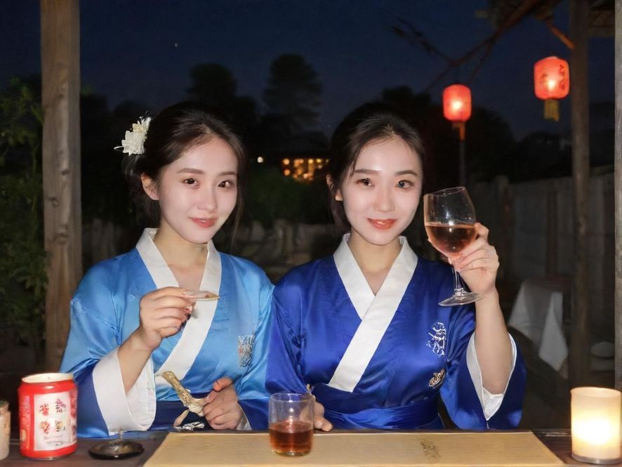 广州夜场会所夜晚灯光氛围图