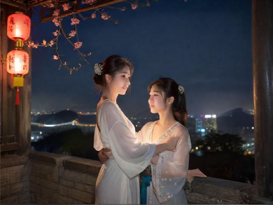 广州璀璨夜景,暗示城市中的无限可能