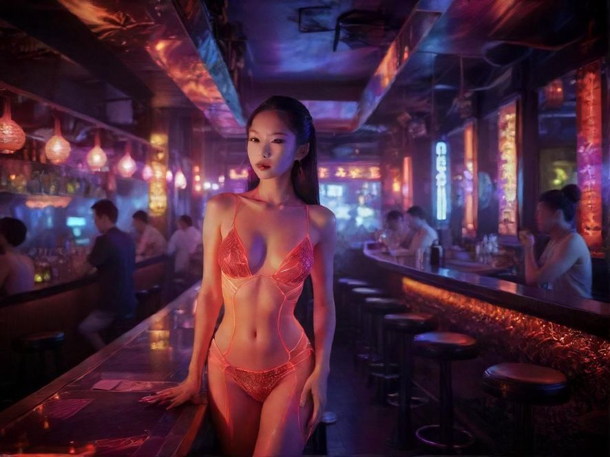 炫酷夜场俱乐部内部氛围展示