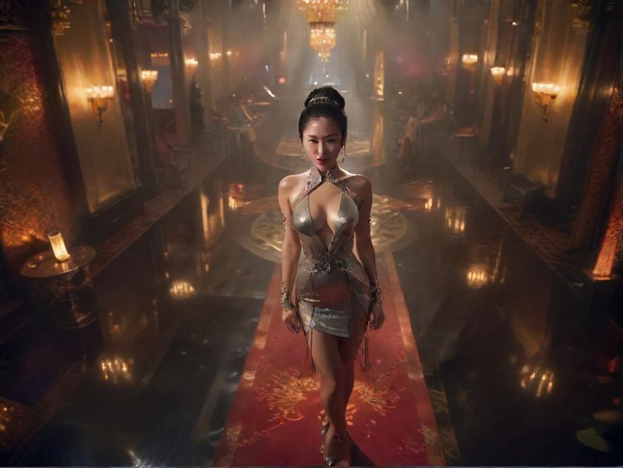 夜场娱乐会所豪华大厅实景