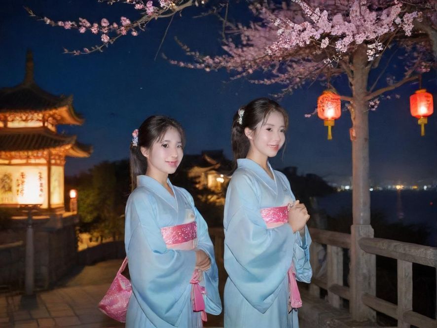 深圳夜景霓虹灯