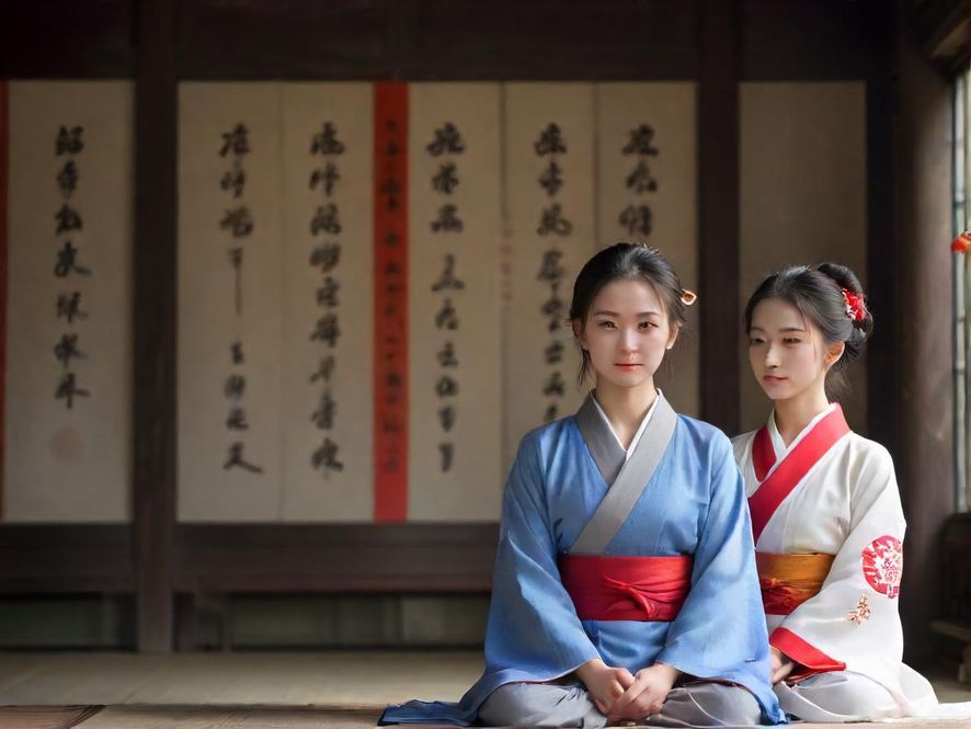 花好伴去QM中温馨舒适的二人交谈场景