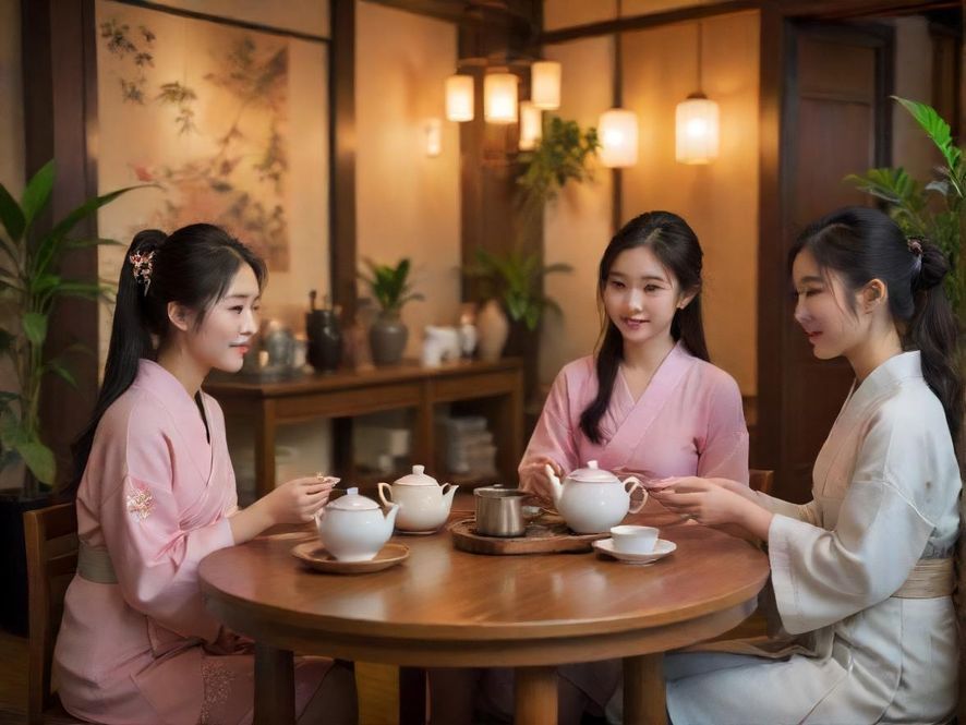 广州浦友茶会温馨茶室环境