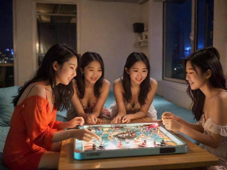 广州浦友桌游夜圆桌聚会现场