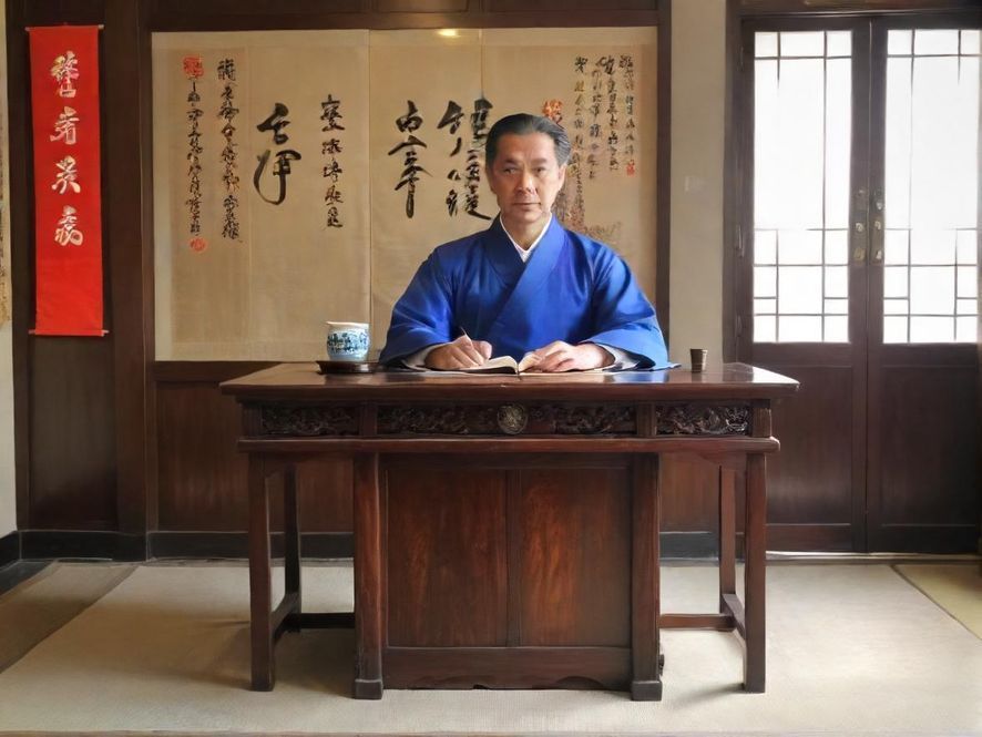 一位年轻人在咖啡馆里低头看手机,背景是温馨的室内环境,暗示着信息的交流与获取