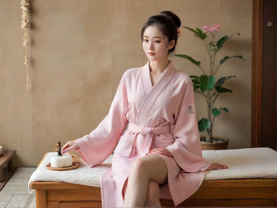 民治休闲水会独立包间内,专业按摩师正在为客人进行面部SPA,手法轻柔细致,环境温馨私密。