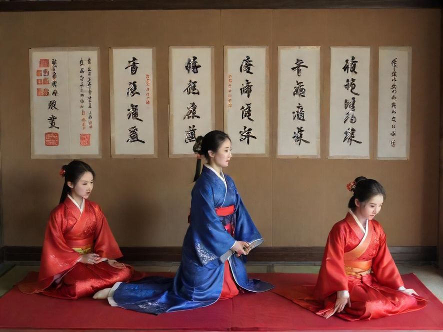 朋友们在温馨咖啡馆里交流分享