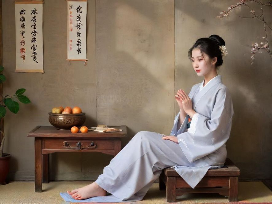 一位专业的按摩师正在为顾客进行按摩,顾客面容放松,享受着技师细腻的手法,整个环境温馨舒适。